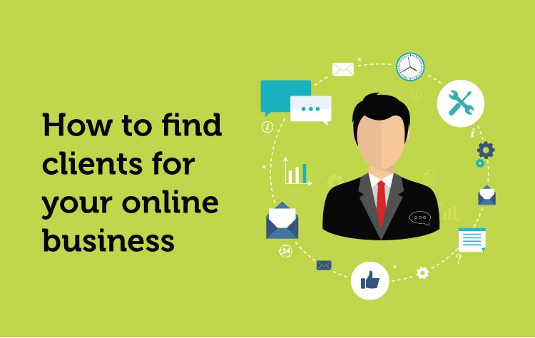 how to find client for online business