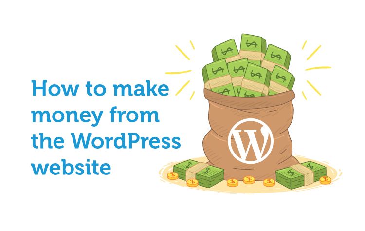 making money from wordpress website