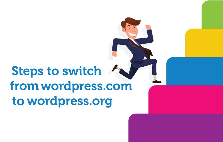 step to switch wordpress.com to .org