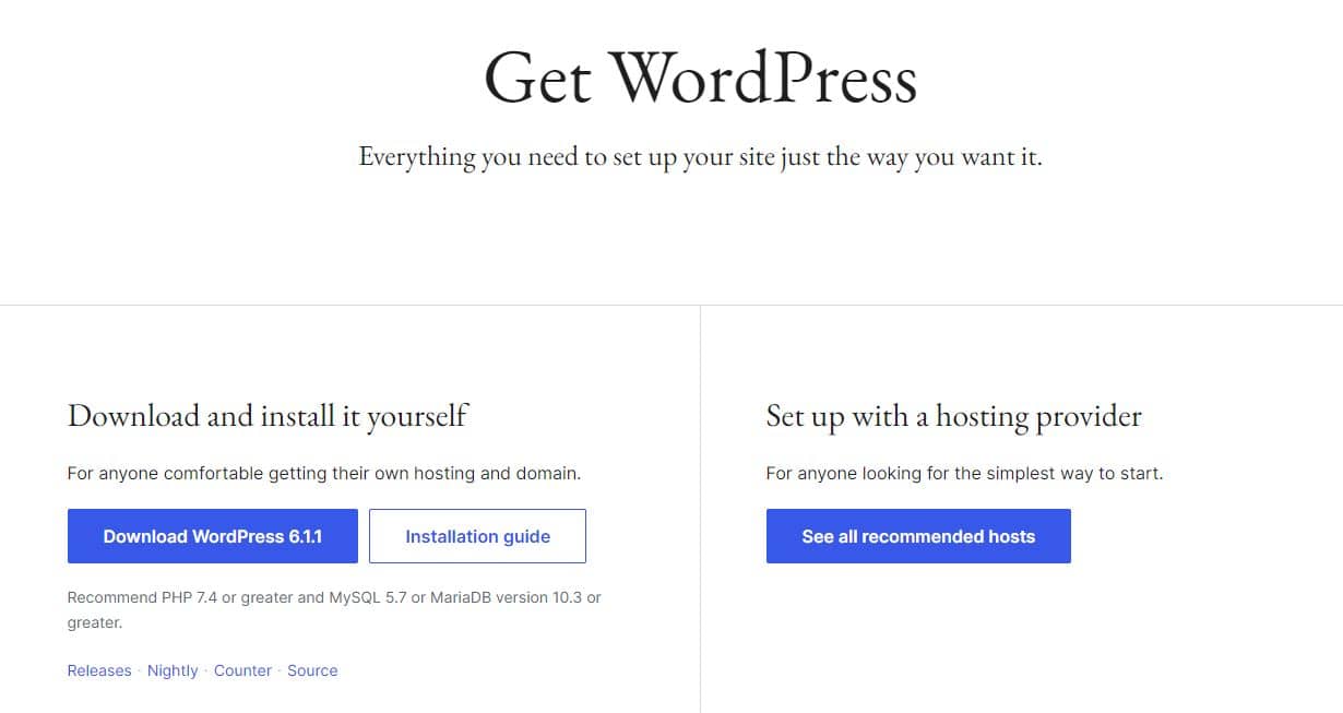 WordPress.org Download for Free