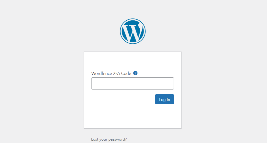 2FA for WordPress Login Page