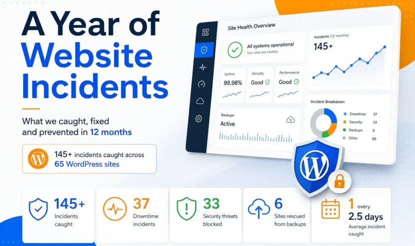 A Year of Website Incidents 4 Website Incidents